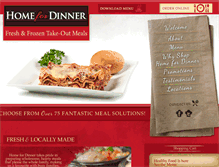 Tablet Screenshot of homefordinner.info
